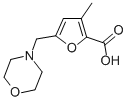 3-METHYL-5-MORPHOLIN-4-YLMETHYL-FURAN-2-CARBOXYLIC ACID Structural