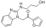 1-FURAN-2-YL-2-[2-(3-HYDROXY-PROPYLAMINO)-BENZOIMIDAZOL-1-YL]-ETHANONE