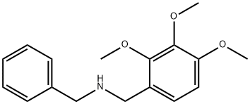 BENZYL-(2,3,4-TRIMETHOXY-BENZYL)-AMINE Structural