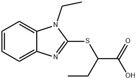 2-(1-ETHYL-1 H-BENZOIMIDAZOL-2-YLSULFANYL)-BUTYRIC ACID