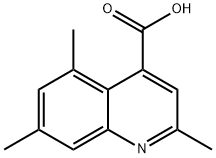 2,5,7-TRIMETHYLQUINOLINE-4-CARBOXYLIC ACID