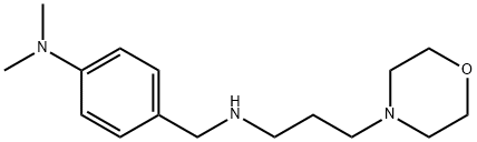 DIMETHYL-(4-[(3-MORPHOLIN-4-YL-PROPYLAMINO)-METHYL]-PHENYL)-AMINE Structural