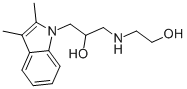 1-(2,3-DIMETHYL-INDOL-1-YL)-3-(2-HYDROXY-ETHYLAMINO)-PROPAN-2-OL