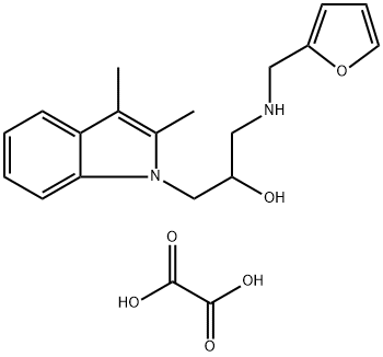 1-(2,3-DIMETHYL-INDOL-1-YL)-3-[(FURAN-2-YLMETHYL)-AMINO]-PROPAN-2-OL