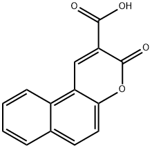 3-OXO-3H-BENZO[F]CHROMENE-2-CARBOXYLIC ACID Structural