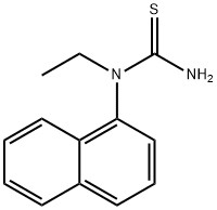 Thiourea,  N-ethyl-N-1-naphthalenyl- Structural