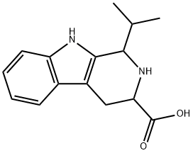 1-ISOPROPYL-2,3,4,9-TETRAHYDRO-1H-BETA-CARBOLINE-3-CARBOXYLIC ACID Structural