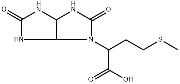 2-(2,5-DIOXO-HEXAHYDRO-IMIDAZO[4,5-D]IMIDAZOL-1-YL)-4-METHYLSULFANYL-BUTYRIC ACID Structural