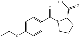 1-(4-ETHOXY-BENZOYL)-PYRROLIDINE-2-CARBOXYLIC ACID Structural