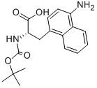 3-(4-AMINONAPHTHALEN-1-YL)-N-BOC-L-ALANINE
 Structural