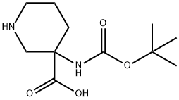 3-(TERT-BUTOXYCARBONYLAMINO)PIPERIDINE-3-CARBOXYLIC ACID