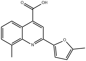 8-METHYL-2-(5-METHYL-2-FURYL)QUINOLINE-4-CARBOXYLIC ACID