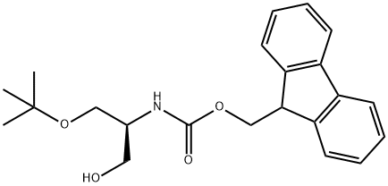 N-FMOC-(S)-2-AMINO-3-T-BUTOXY-1-PROPANOL Structural