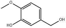 3-Hydroxy-4-methoxybenzyl alcohol Structural