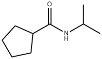 Cyclopentanecarboxamide, N-(1-methylethyl)- (9CI) Structural