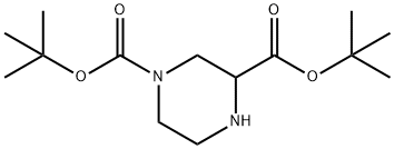 N-4-BOC-2-PIPERAZINECARBOXYLIC ACID TERT-BUTYL ESTER
 Structural