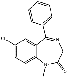 7-Chloro-1-methyl-5-phenyl-1,3-dihydro-2H-1,4-benzodiazepin-2-one