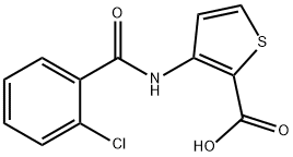 Methyl 3-(2-chlorobenzamido)-thiophene-2-carboxylate Structural