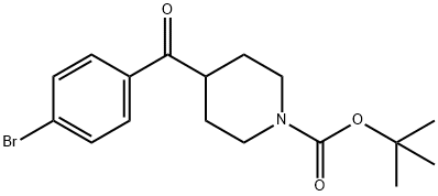 1-BOC-4-(4-BROMO-BENZOYL)-PIPERIDINE Structural