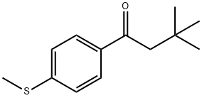 3,3-DIMETHYL-4'-METHYLTHIOBUTYROPHENONE Structural