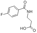 3-[(4-FLUOROBENZOYL)AMINO]PROPANOIC ACID Structural