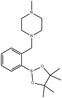 1-METHYL-4-[[2-(4,4,5,5-TETRAMETHYL-1,3,2-DIOXABOROLAN-2-YL)PHENYL]METHYL]-PIPERAZINE