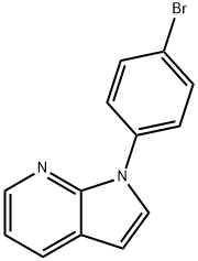 1-(4-BROMOPHENYL)-1H-PYRROLO[2,3-B]PYRIDINE Structural