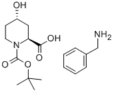 (2S,4S)-N-BOC-4-HYDROXYPIPERIDINE-2-CARBOXYLIC ACID BENZYLAMINE SALT, 98% E.E., 95