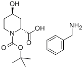 (2R,4R)-N-BOC-4-HYDROXYPIPERIDINE-2-CARBOXYLIC ACID BENZYLAMINE SALT