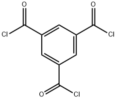 1,3,5-Benzenetricarboxylic acid chloride Structural Picture