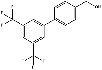 [3',5'-DI-(TRIFLUOROMETHYL)-BIPHENYL-4-YL]-METHANOL Structural