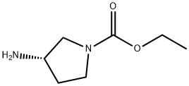 1-Pyrrolidinecarboxylicacid,3-amino-,ethylester,(3S)-(9CI)