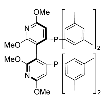 (R)-(+)-2,2',6,6'-TETRAMETHOXY-4,4'-BIS(DI(3,5-XYLYL)PHOSPHINO)-3,3'-BIPYRIDINE Structural