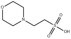 4-Morpholineethanesulfonic acid Structural