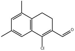 1-CHLORO-5,7-DIMETHYL-3,4-DIHYDRO-NAPHTHALENE-2-CARBALDEHYDE Structural