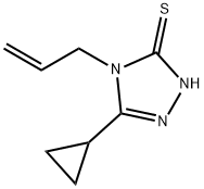 4-ALLYL-5-CYCLOPROPYL-4H-1,2,4-TRIAZOLE-3-THIOL Structural