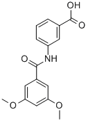 Benzoic acid, 3-[(3,5-dimethoxybenzoyl)amino]-
