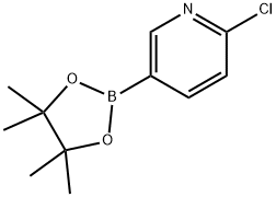 2-CHLORO-5-(4,4,5,5-TETRAMETHYL-1,3,2-DIOXABOROLAN-2-YL)PYRIDINE Structural