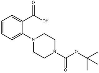 1-BOC-4-(2-CARBOXYPHENYL)PIPERAZINE Structural