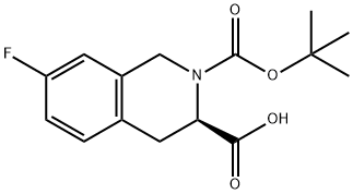 D-2-BOC-7-(FLUORO)-1,2,3,4-TETRAHYDROISOQUINOLINE-3-CARBOXYLIC ACID