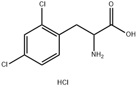 DL-2,4-DICHLOROPHENYLALANINE HYDROCHLORIDE Structural