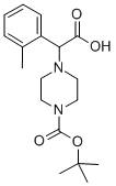 2-(4-BOC-PIPERAZINYL)-2-(2-METHYLPHENYL)ACETIC ACID Structural