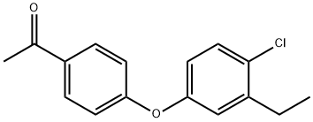 1-[4-(4-CHLORO-3-ETHYL-PHENOXY)-PHENYL]-ETHANONE