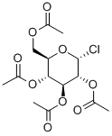 2,3,4,6-TETRA-O-ACETYL-ALPHA-D-GLUCOPYRANOSYL CHLORIDE Structural