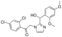 Ethanone,  1-(2,4-dichlorophenyl)-2-[2-[(2,4-dimethoxyphenyl)hydroxymethyl]-1H-imidazol-1-yl]- Structural