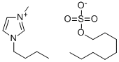 1-BUTYL-3-METHYLIMIDAZOLIUM OCTYLSULFATE Structural