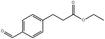 ETHYL 3-(4-FORMYLPHENYL)PROPANOATE Structural