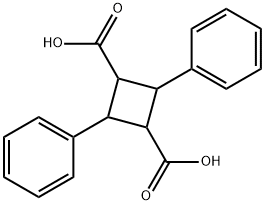 2,4-diphenylcyclobutane-1,3-dicarboxylic acid  Structural