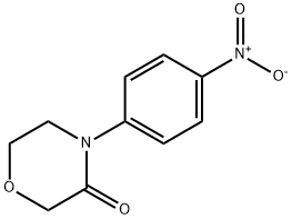 4-(4-NITROPHENYL)MORPHOLIN-3-ONE Structural Picture