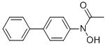 N-hydroxy-4-acetylaminobiphenyl Structural